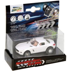 Mercedes Benz SLS AMG White Pullback 1:60
