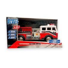 MIGHTY FLEET ACTION DRIVE FIRE TRUCK 17" Light & Sound