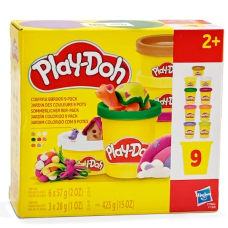 PLAY-DOH COLORFUL COMPOUND 9 PACK AST