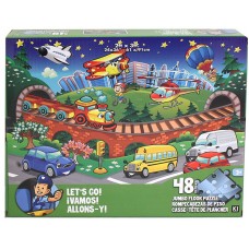 Let's Go Children's Floor Puzzle 24x36 /48 pcs