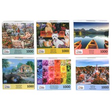 Adult Puzzle Asst w/1000 pcs