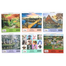 Adult Puzzle Asst w/1000 pcs