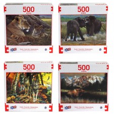 Puzzle, Wildlife 500 PC Asst