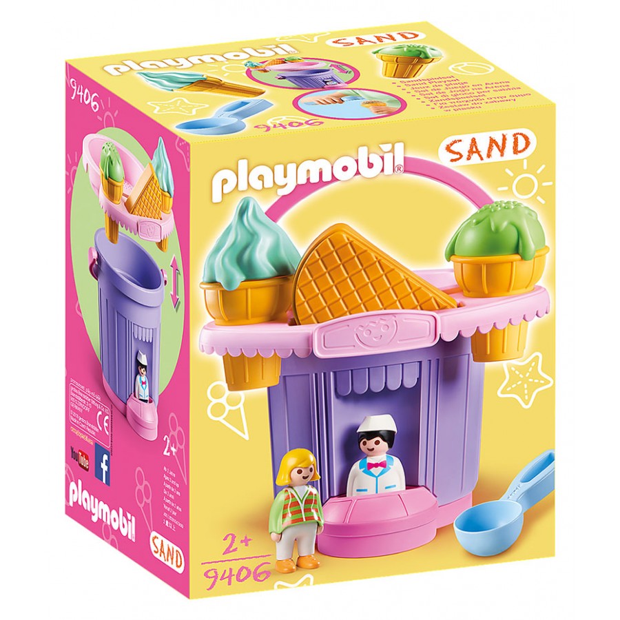 Ice Cream Shop Sand Bucket