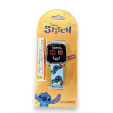STITCH LED WATCH W/PRINTED STRAPS