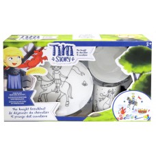 TINI STORY- BREAKFAST SET - THE KNIGHT BREAKFAST PORCELAIN PAINTING ACTIVITY      